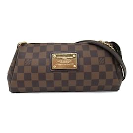 Louis Vuitton-Louis Vuitton Eva Brown Ebene Damier Handbag-Brown