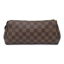 Louis Vuitton-Louis Vuitton Eva Brown Ebene Damier Handbag-Brown