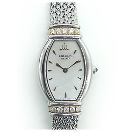 Relógio de pulso quartz feminino Seiko Credor Outro