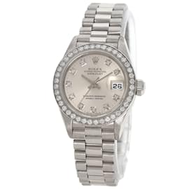 Rolex-Montre Rolex 69136G Datejust en platine pour femmes-Autre