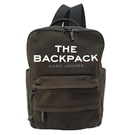 Marc Jacobs Black Canvas Backpack Black