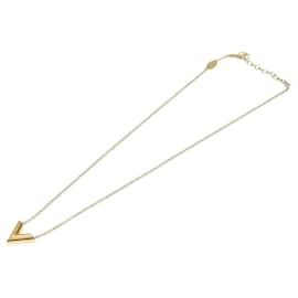 Louis Vuitton-Louis Vuitton Essential V Necklace M61083-Golden