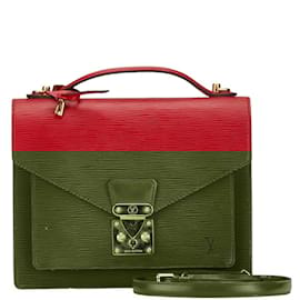 Louis Vuitton-Louis Vuitton Epi Monceau Handbag-Red