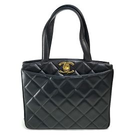 Borsa tote Chanel CC Mark Nero