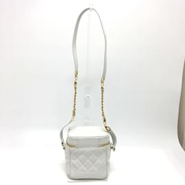 Chanel-Chanel CC Mark Vanity Shoulder Bag-White