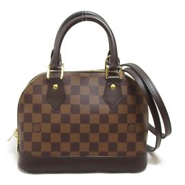 Louis Vuitton Alma BB 2way Shoulder Bag Brown