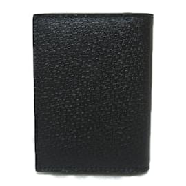 Gucci-Gucci GG Marmont Black Leather Card Wallet-Black