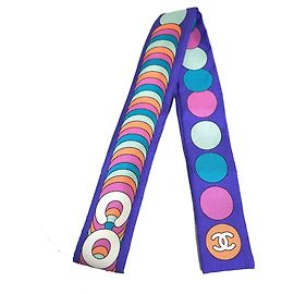 Lenço Bandeau Multicolorido Chanel Outro