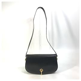 Gucci-Gucci Old Gucci Crossbody Pochette Shoulder Bag-Black