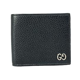 Gucci-Gucci 473922 GG Bi-Fold Wallet-Black