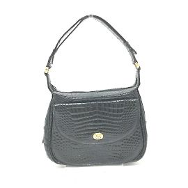 Borsa a mano nera Gucci con tracolla Nero