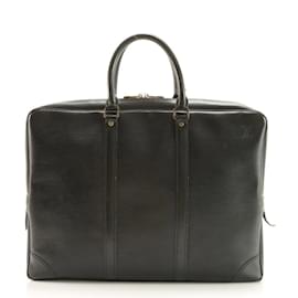 Louis Vuitton-Louis Vuitton Epi Porte Document Voyage Tote Bag-Black