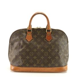 Louis Vuitton-Louis Vuitton Monogram Alma PM Handbag-Brown,Monogram
