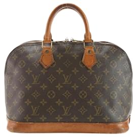 Louis Vuitton-Louis Vuitton Monogram Alma PM Handbag-Brown,Monogram