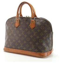 Louis Vuitton-Louis Vuitton Monogram Alma PM Handbag-Brown,Monogram