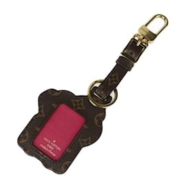 Louis Vuitton-Porte-clé Tag Vivienne de Louis Vuitton-Marron,Rose,Multicolore