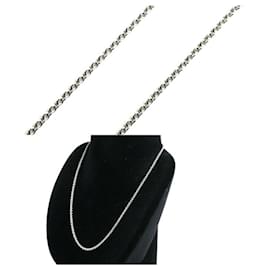 Cartier-Cartier K18WG White Gold Forsa Chain Necklace-Other