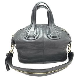Borsa a spalla in pelle Givenchy Nightingale Altro
