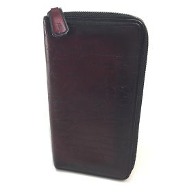 Berluti Calligraphy Long Wallet Brown