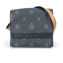 Borsa a tracolla Berluti nera con patta Nero