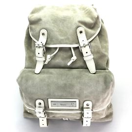 Mochila de couro bege Bally Bege
