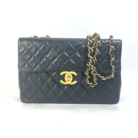Sac à épaule vintage CC Mark Chanel A01094 Noir