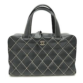 Chanel-Sac à main vintage Chanel CC Mark-Noir