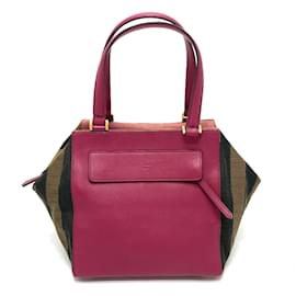 Fendi-Fendi 8BN251 Pecan Handbag-Brown