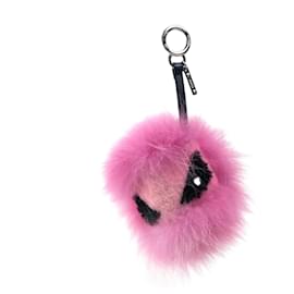 Fendi-Fendi Pink Bag Key Ring-Pink