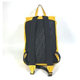 Fendi-Fendi Yellow Backpack-Yellow