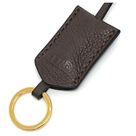 Fendi-Fendi 8BH268 Zucca FF Pattern Brown Leather Tote Bag-Brown