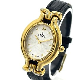 Relógio de pulso em quartzo Fendi 640L Chameleon Prata