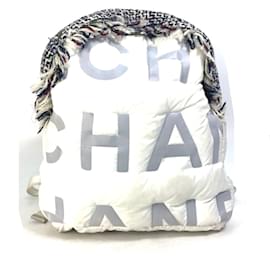 Chanel-Chanel A91933 Fringed Backpack-White