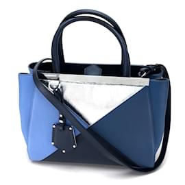 Fendi-Fendi 8BH253 Petite 2 Jours Handbag-Blue