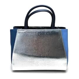 Fendi-Fendi 8BH253 Petite 2 Jours Handbag-Blue