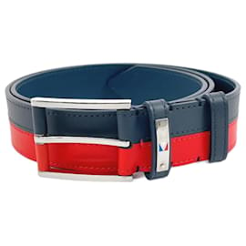 Louis Vuitton-Louis Vuitton Santur America's Cup 2017 Belt-Red,Navy blue