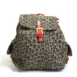 Zaino Fendi marrone e rosso Marrone