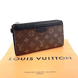 Louis Vuitton-Louis Vuitton Zippy Dragonne Long Wallet-Brown,Monogram