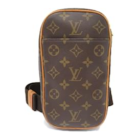 Louis Vuitton-Louis Vuitton Pochette Gange Waist Bag-Brown