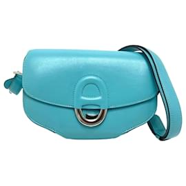 Hermès-Hermes Mini Shell Schmidy Shoulder Bag-Blue