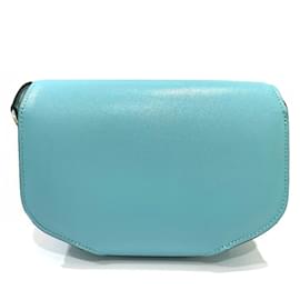 Hermès-Hermes Mini Shell Schmidy Shoulder Bag-Blue