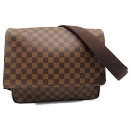 Louis Vuitton-Louis Vuitton Shelton MM Shoulder Bag-Brown