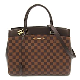 Louis Vuitton-Louis Vuitton Rivoli MM Brown Damier Handbag-Brown