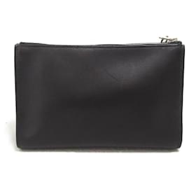 Hermès-Hermes Zip Ango PM Black Pouch-Black