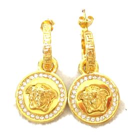 Pendientes de stud Medusa dorados de Versace Dorado