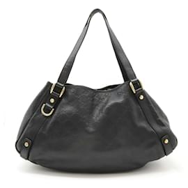 Gucci-Gucci Guccissima Tote Bag-Black