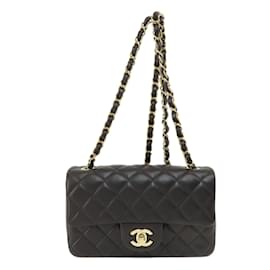 Chanel-Sac matelassé à chaîne Chanel-Noir