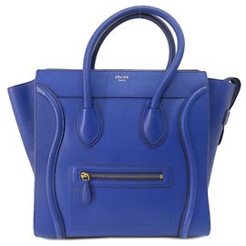 Céline Borsa Micro Tote Celine Luggage Blu