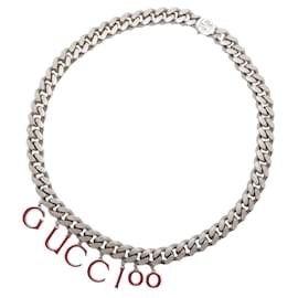 Gucci-Collier limité pour le 100e anniversaire de Gucci-Argenté