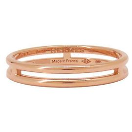 Hermès Anel de ouro rosa K18PG Hermes Ariane Outro